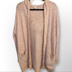 Pink Popcorn Cardigan